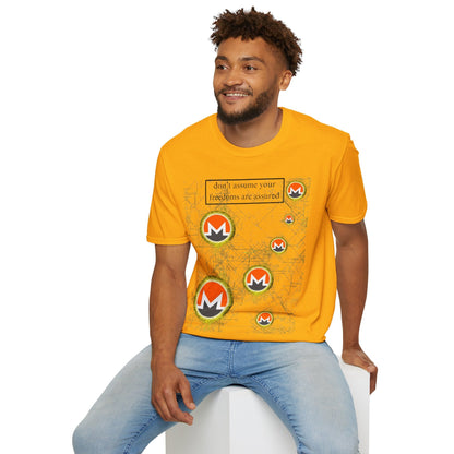 Monero DAYFAA LTcolors Unisex T-Shirt by cypherpunkgear – cypherpunkgear.com | Cypherpunk Merch