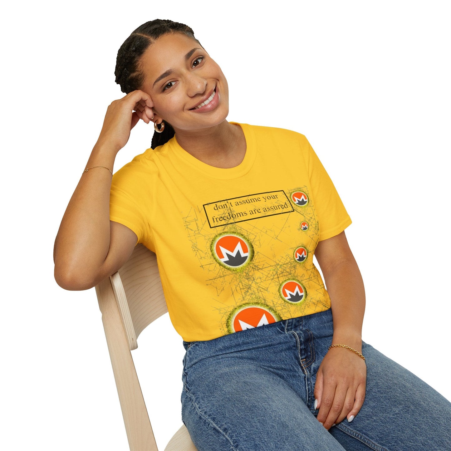 Monero DAYFAA LTcolors Unisex T-Shirt by cypherpunkgear – cypherpunkgear.com | Cypherpunk Merch