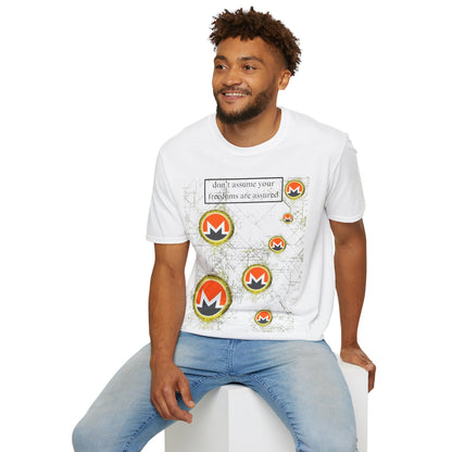 Monero DAYFAA LTcolors Unisex T-Shirt by cypherpunkgear – cypherpunkgear.com | Cypherpunk Merch