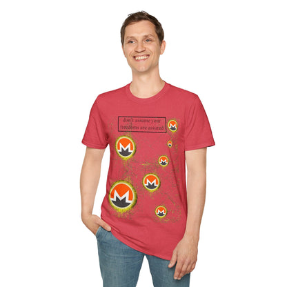 Monero DAYFAA LTcolors Unisex T-Shirt by cypherpunkgear – cypherpunkgear.com | Cypherpunk Merch