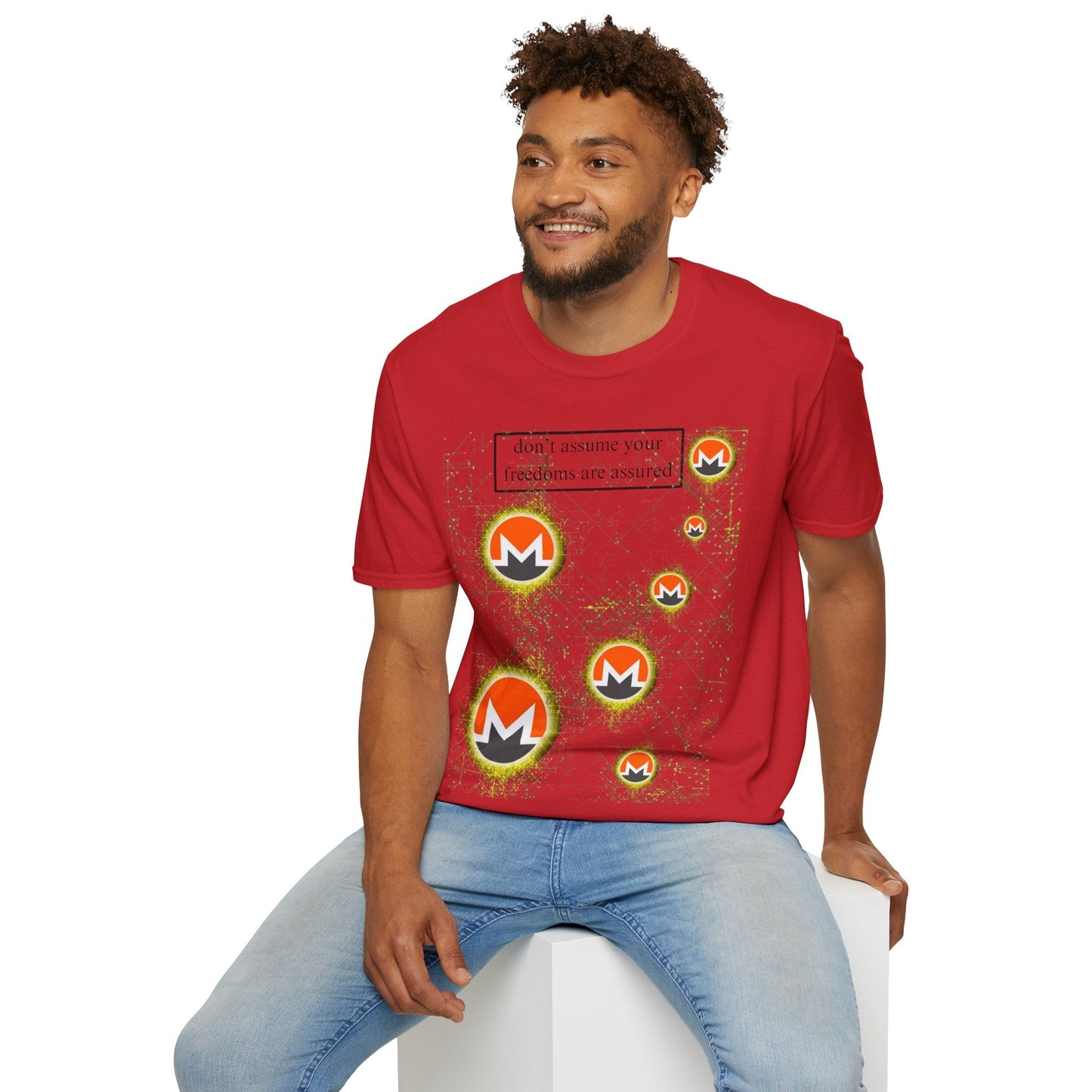 Monero DAYFAA LTcolors Unisex T-Shirt by cypherpunkgear – cypherpunkgear.com | Cypherpunk Merch
