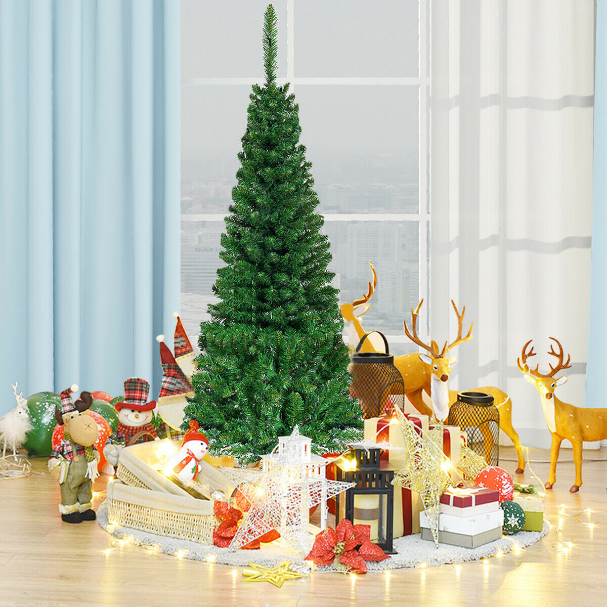 Artificial National Foot Kingswood Fir Pencil Christmas Tree