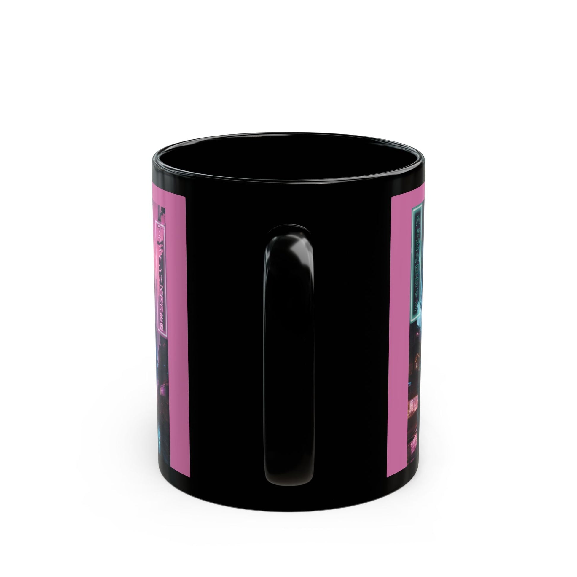 Neon Bride of Frankenstein Pink Mug by CreepyCrafts.boo – cypherpunkgear.com | Cypherpunk Merch