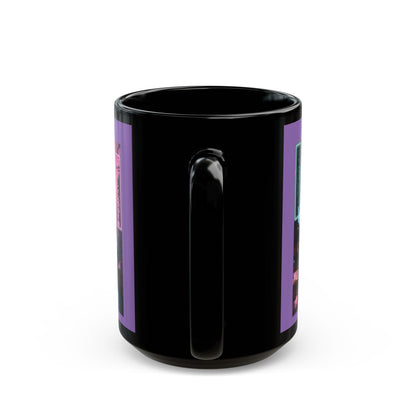 Neon Bride of Frankenstein Purple Mug by CreepyCrafts.boo – cypherpunkgear.com | Cypherpunk Merch
