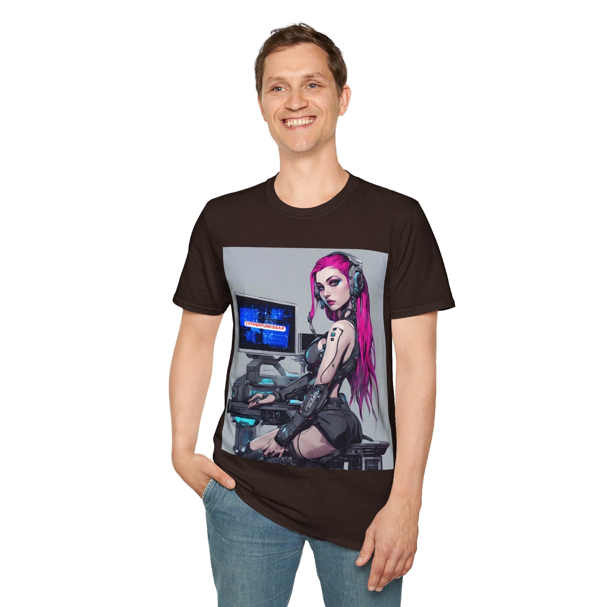 Netrunner Cyberpunk Unisex T-Shirt by cypherpunkgear – cypherpunkgear.com | Cypherpunk Merch