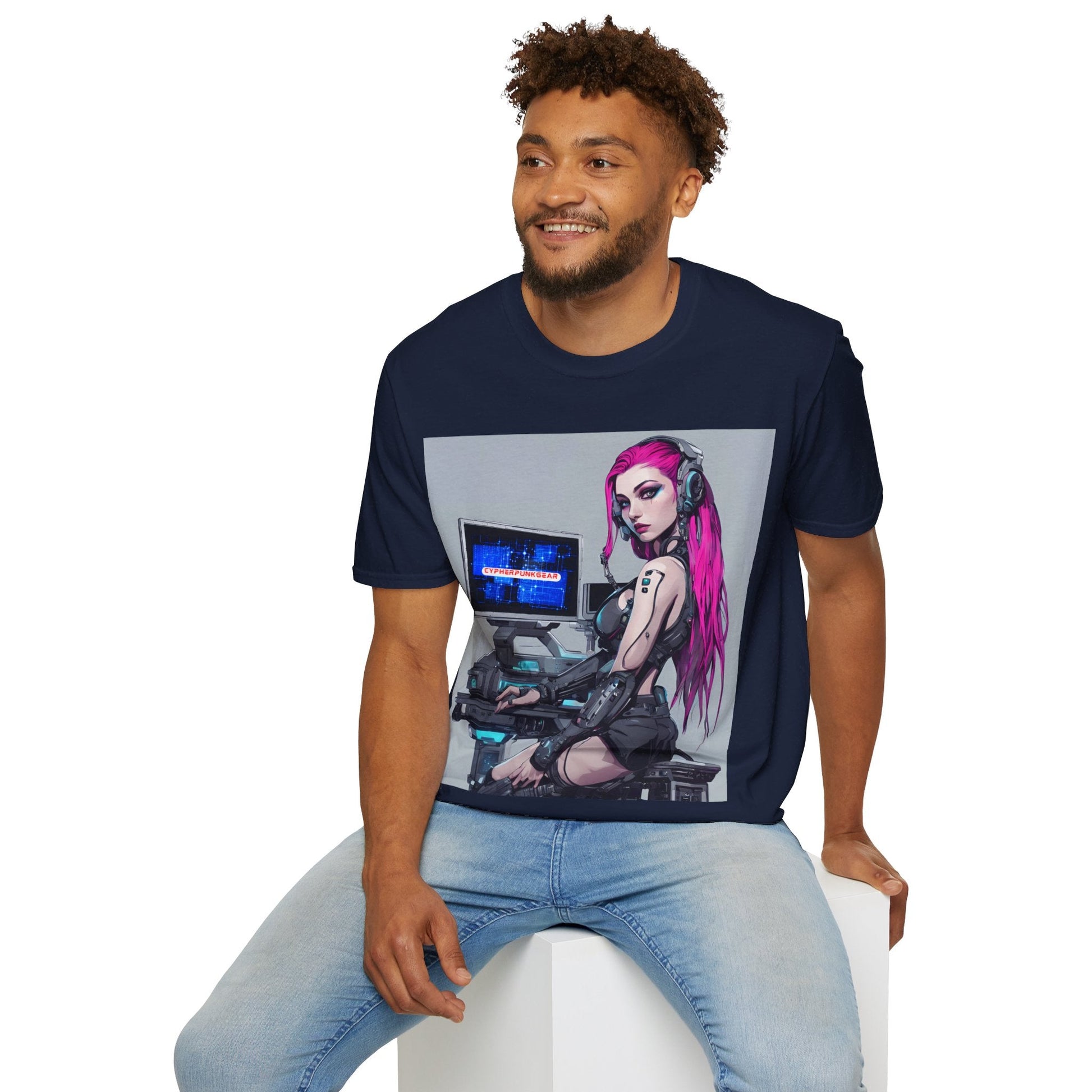 Netrunner Cyberpunk Unisex T-Shirt by cypherpunkgear – cypherpunkgear.com | Cypherpunk Merch