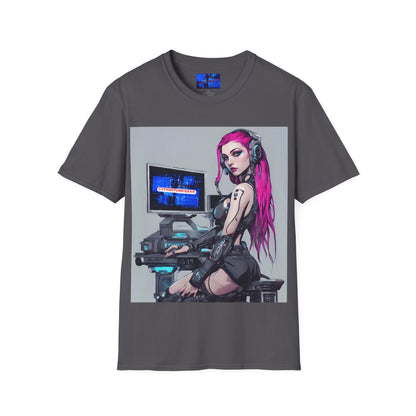Netrunner Cyberpunk Unisex T-Shirt by cypherpunkgear – cypherpunkgear.com | Cypherpunk Merch