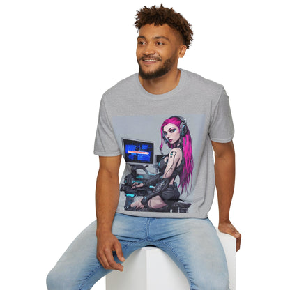 Netrunner Cyberpunk Unisex T-Shirt by cypherpunkgear – cypherpunkgear.com | Cypherpunk Merch