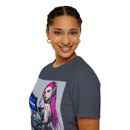Netrunner Cyberpunk Unisex T-Shirt by cypherpunkgear – cypherpunkgear.com | Cypherpunk Merch