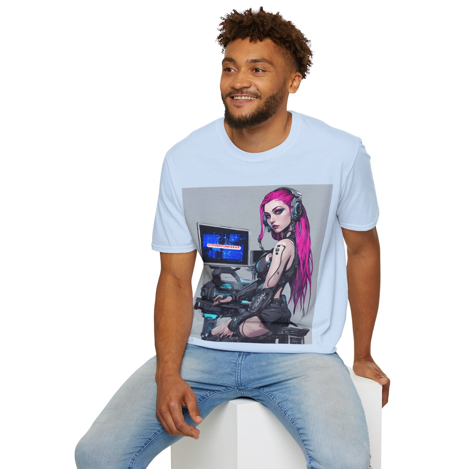 Netrunner Cyberpunk Unisex T-Shirt by cypherpunkgear – cypherpunkgear.com | Cypherpunk Merch