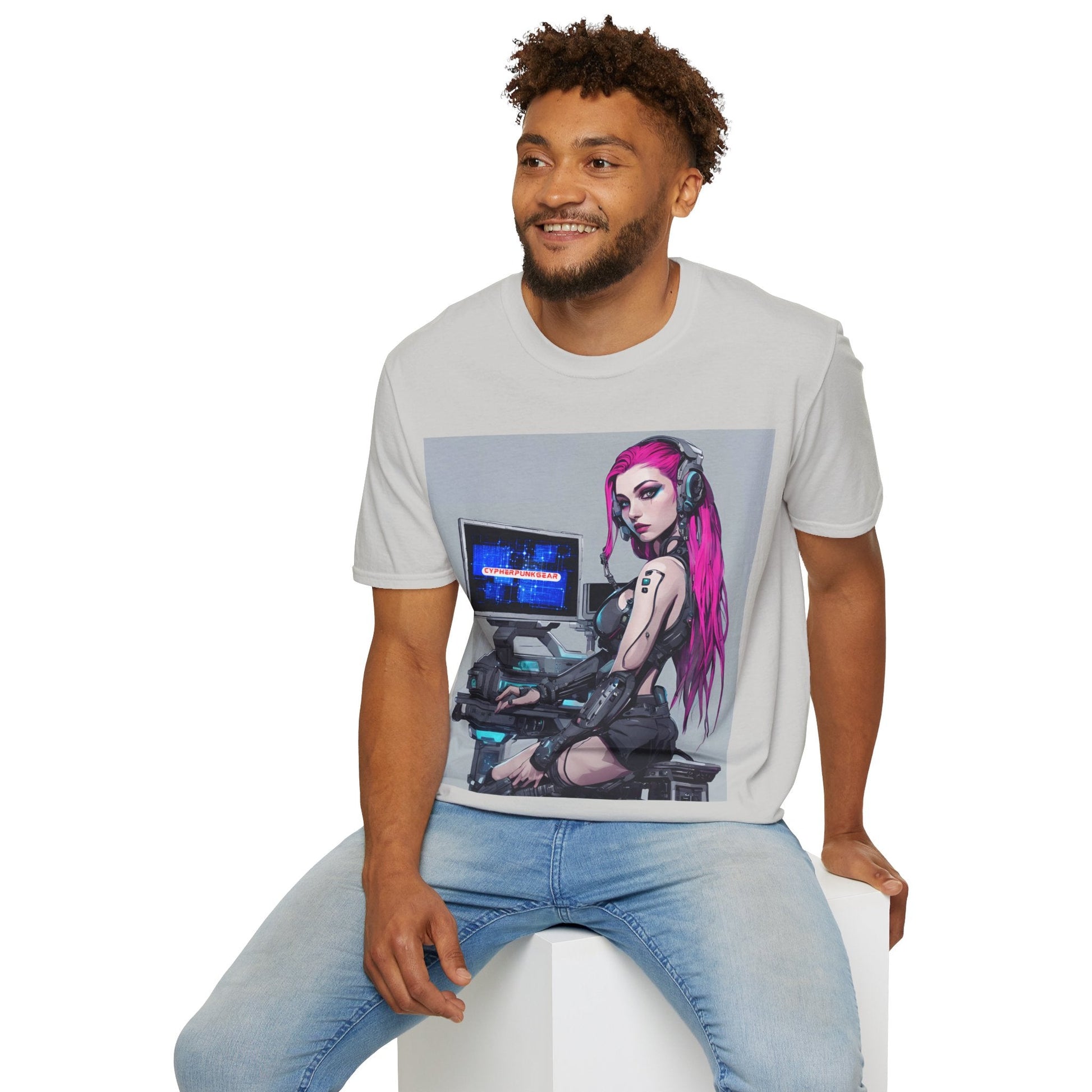Netrunner Cyberpunk Unisex T-Shirt by cypherpunkgear – cypherpunkgear.com | Cypherpunk Merch