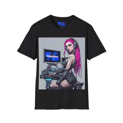 Netrunner Cyberpunk Unisex T-Shirt by cypherpunkgear – cypherpunkgear.com | Cypherpunk Merch