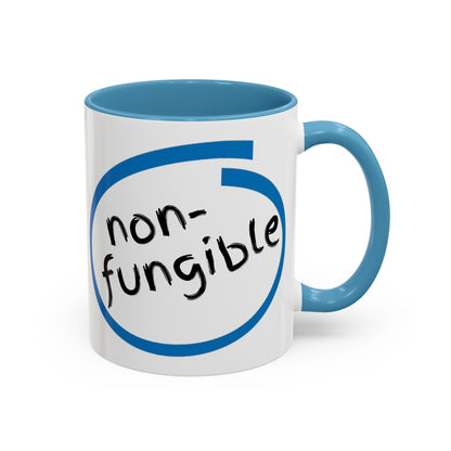 Nonfungible Accent Mug by cypherpunkgear – cypherpunkgear.com | Cypherpunk Merch