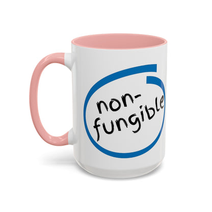 Nonfungible Accent Mug by cypherpunkgear – cypherpunkgear.com | Cypherpunk Merch