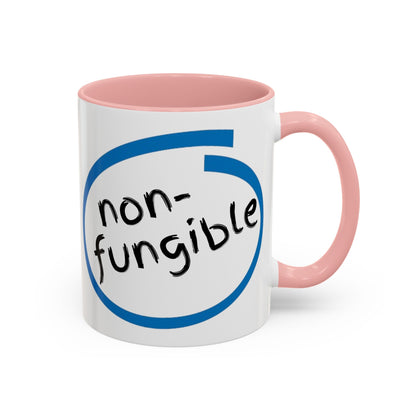 Nonfungible Accent Mug by cypherpunkgear – cypherpunkgear.com | Cypherpunk Merch