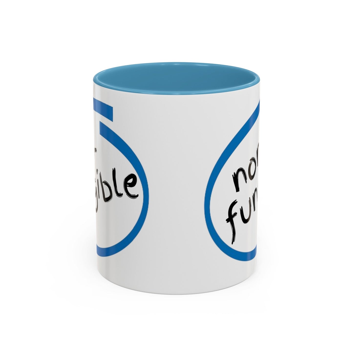 Nonfungible Accent Mug by cypherpunkgear – cypherpunkgear.com | Cypherpunk Merch