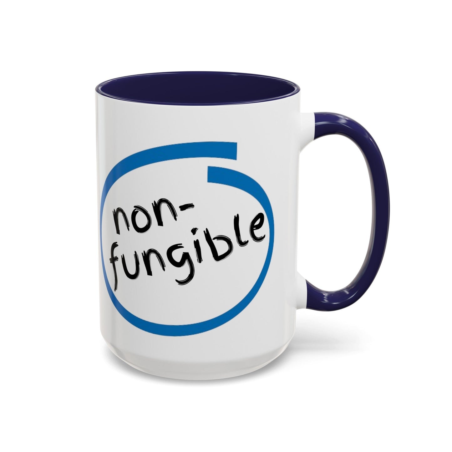 Nonfungible Accent Mug by cypherpunkgear – cypherpunkgear.com | Cypherpunk Merch