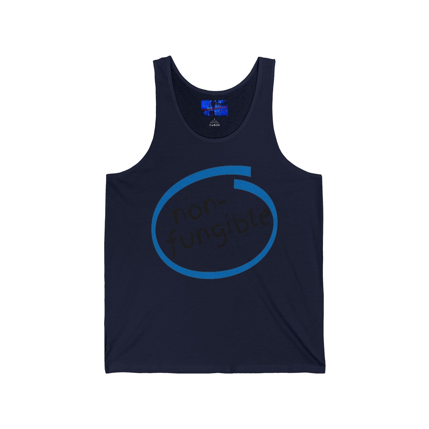 Nonfungible Unisex Jersey Tank Top by cypherpunkgear – cypherpunkgear.com | Cypherpunk Merch