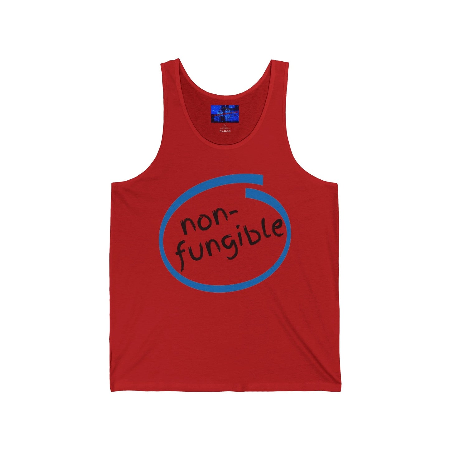 Nonfungible Unisex Jersey Tank Top by cypherpunkgear – cypherpunkgear.com | Cypherpunk Merch