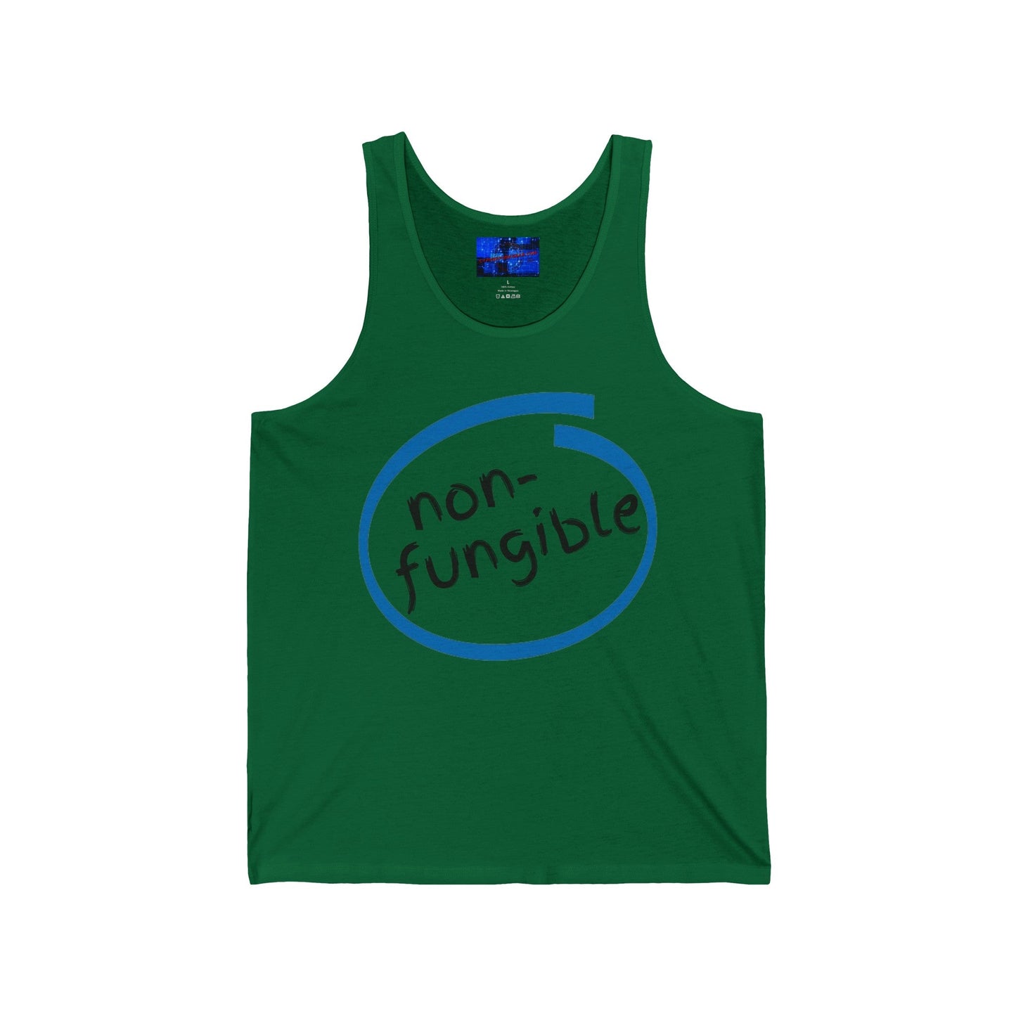 Nonfungible Unisex Jersey Tank Top by cypherpunkgear – cypherpunkgear.com | Cypherpunk Merch