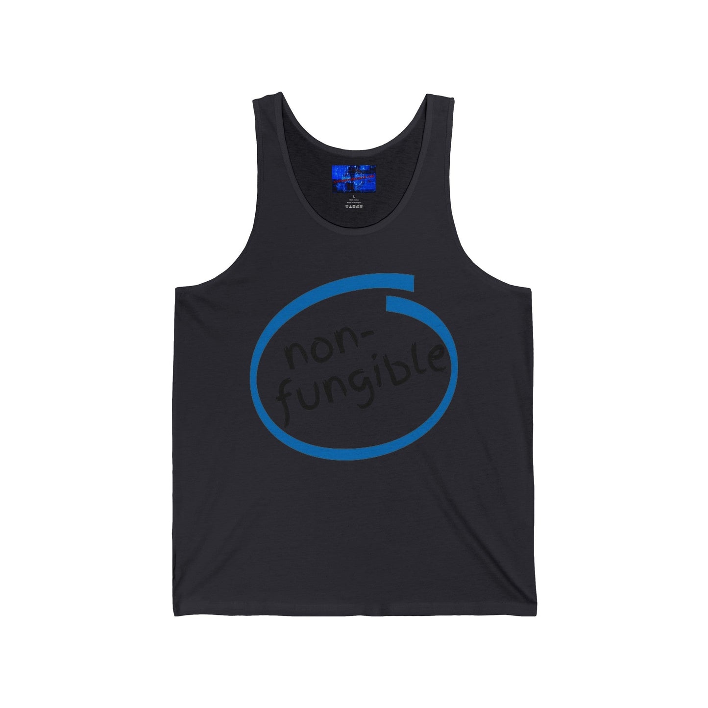 Nonfungible Unisex Jersey Tank Top by cypherpunkgear – cypherpunkgear.com | Cypherpunk Merch