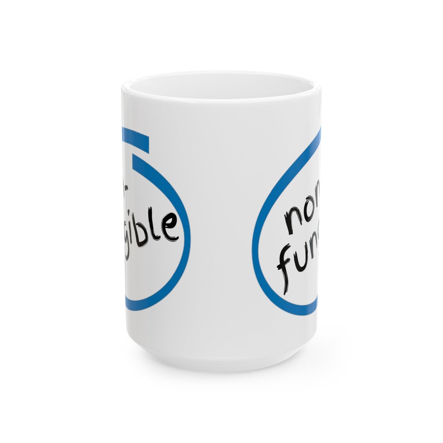 Nonfungible White Mug by cypherpunkgear – cypherpunkgear.com | Cypherpunk Merch