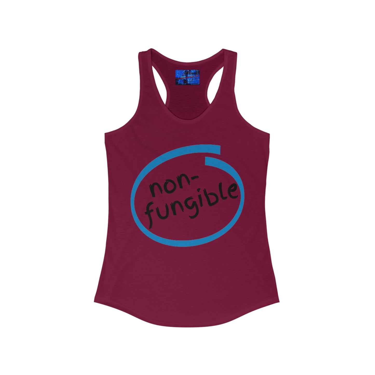 Nonfungible Women's Racerback Tank Top by cypherpunkgear – cypherpunkgear.com | Cypherpunk Merch
