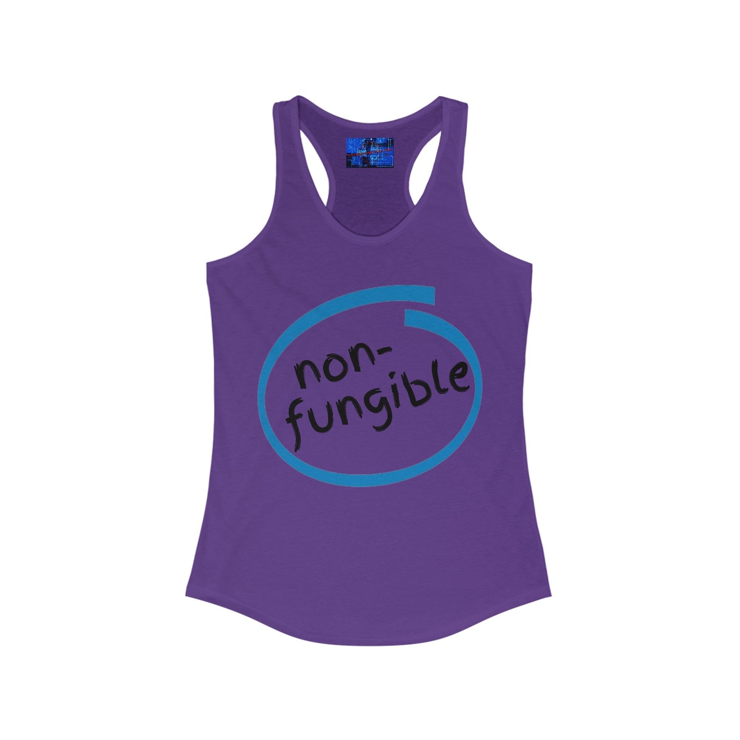Nonfungible Women's Racerback Tank Top by cypherpunkgear – cypherpunkgear.com | Cypherpunk Merch