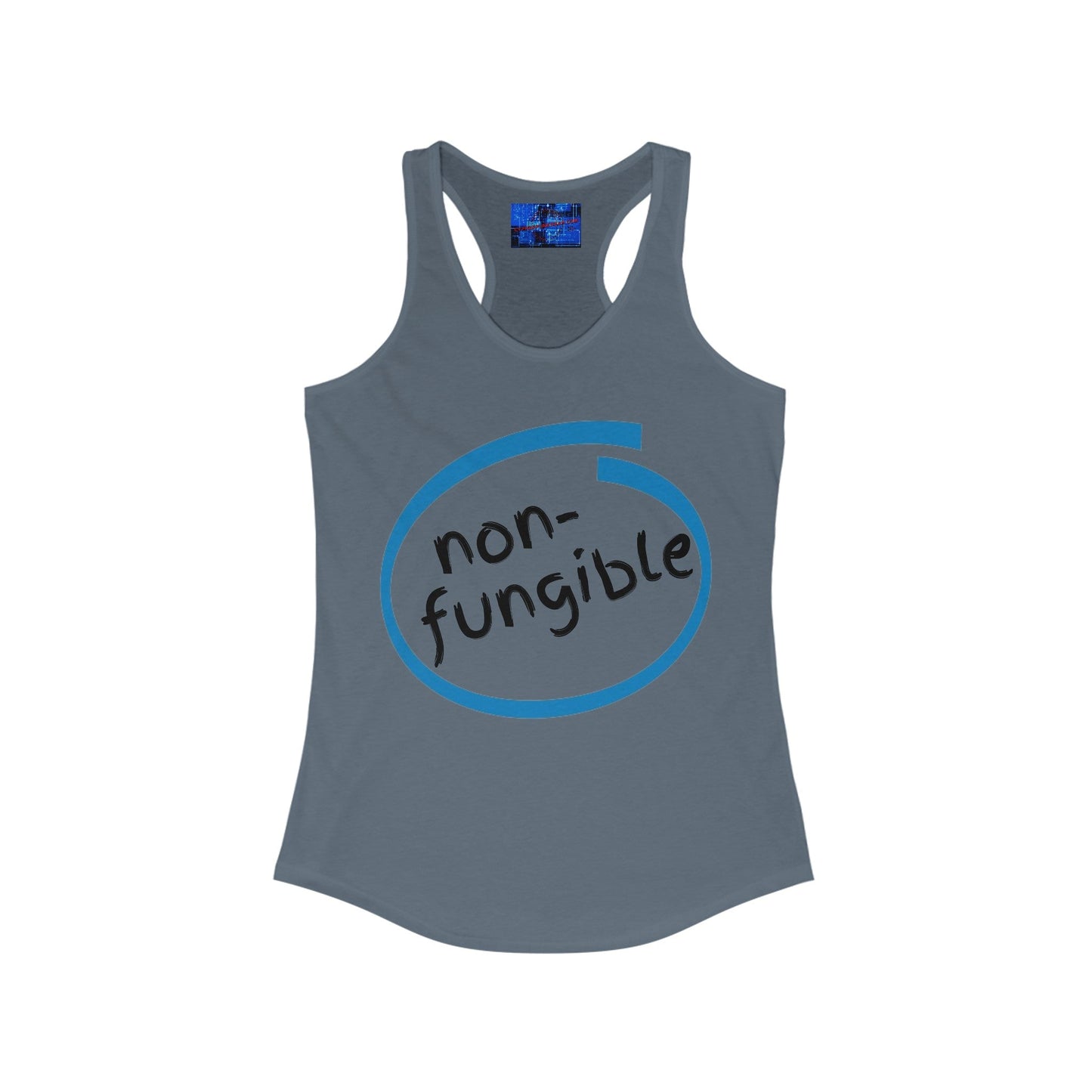 Nonfungible Women's Racerback Tank Top by cypherpunkgear – cypherpunkgear.com | Cypherpunk Merch