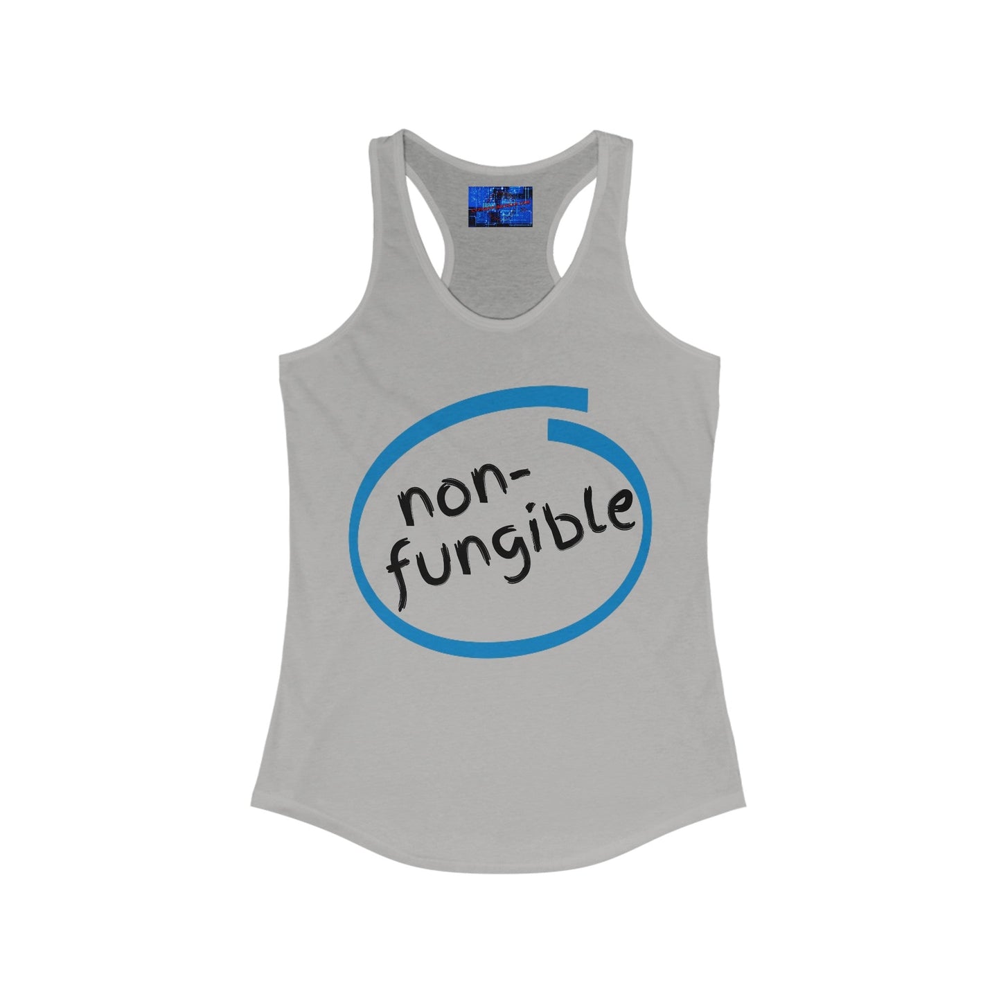 Nonfungible Women's Racerback Tank Top by cypherpunkgear – cypherpunkgear.com | Cypherpunk Merch