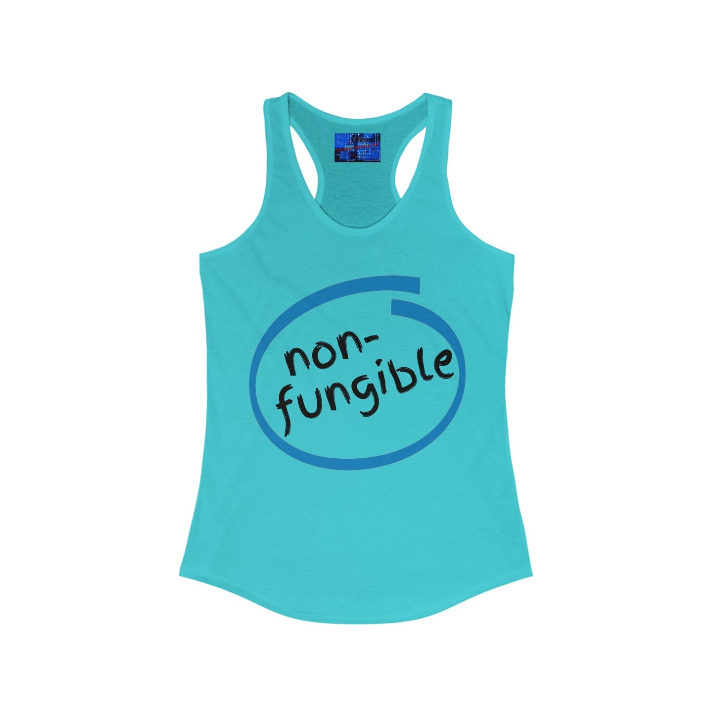 Nonfungible Women's Racerback Tank Top by cypherpunkgear – cypherpunkgear.com | Cypherpunk Merch