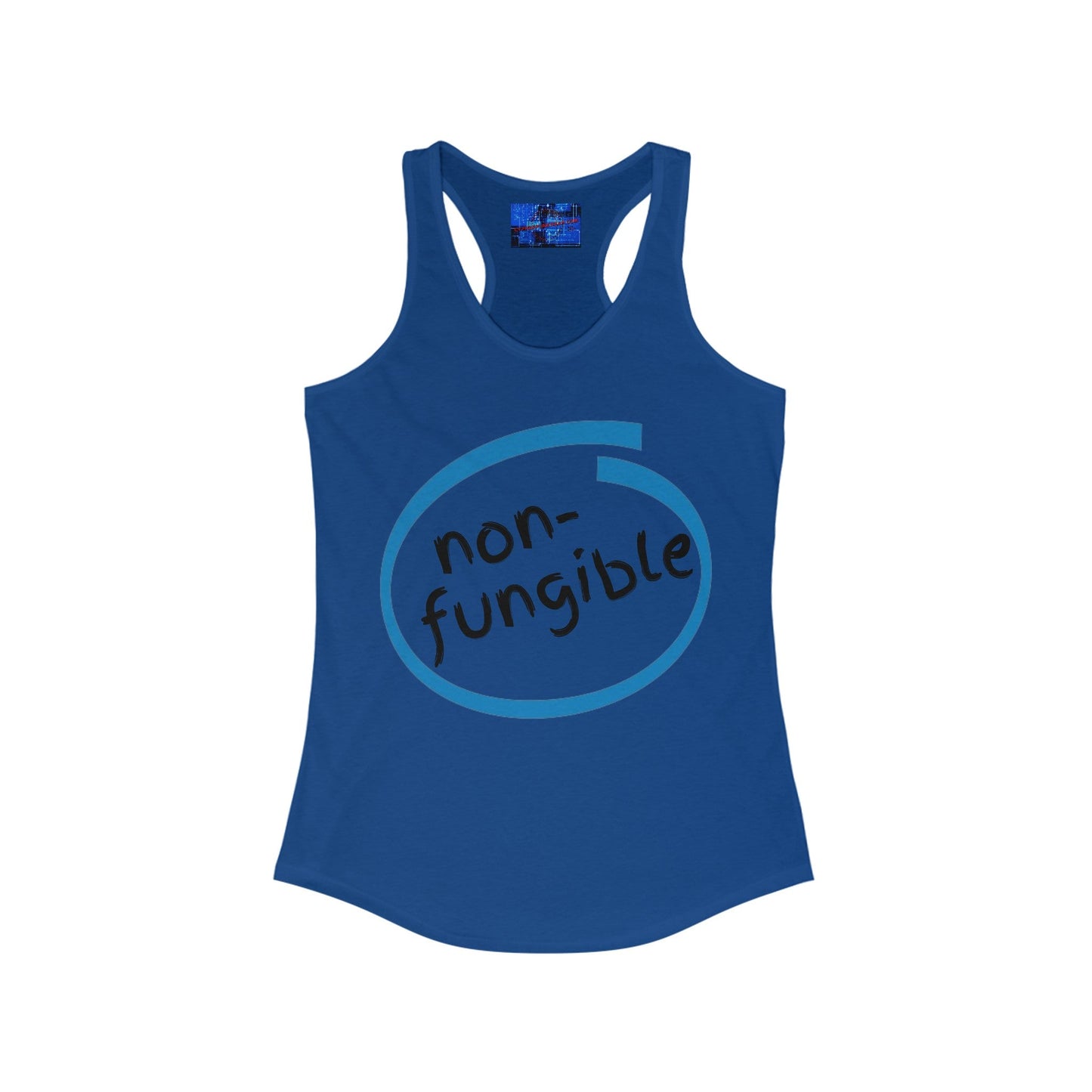 Nonfungible Women's Racerback Tank Top by cypherpunkgear – cypherpunkgear.com | Cypherpunk Merch