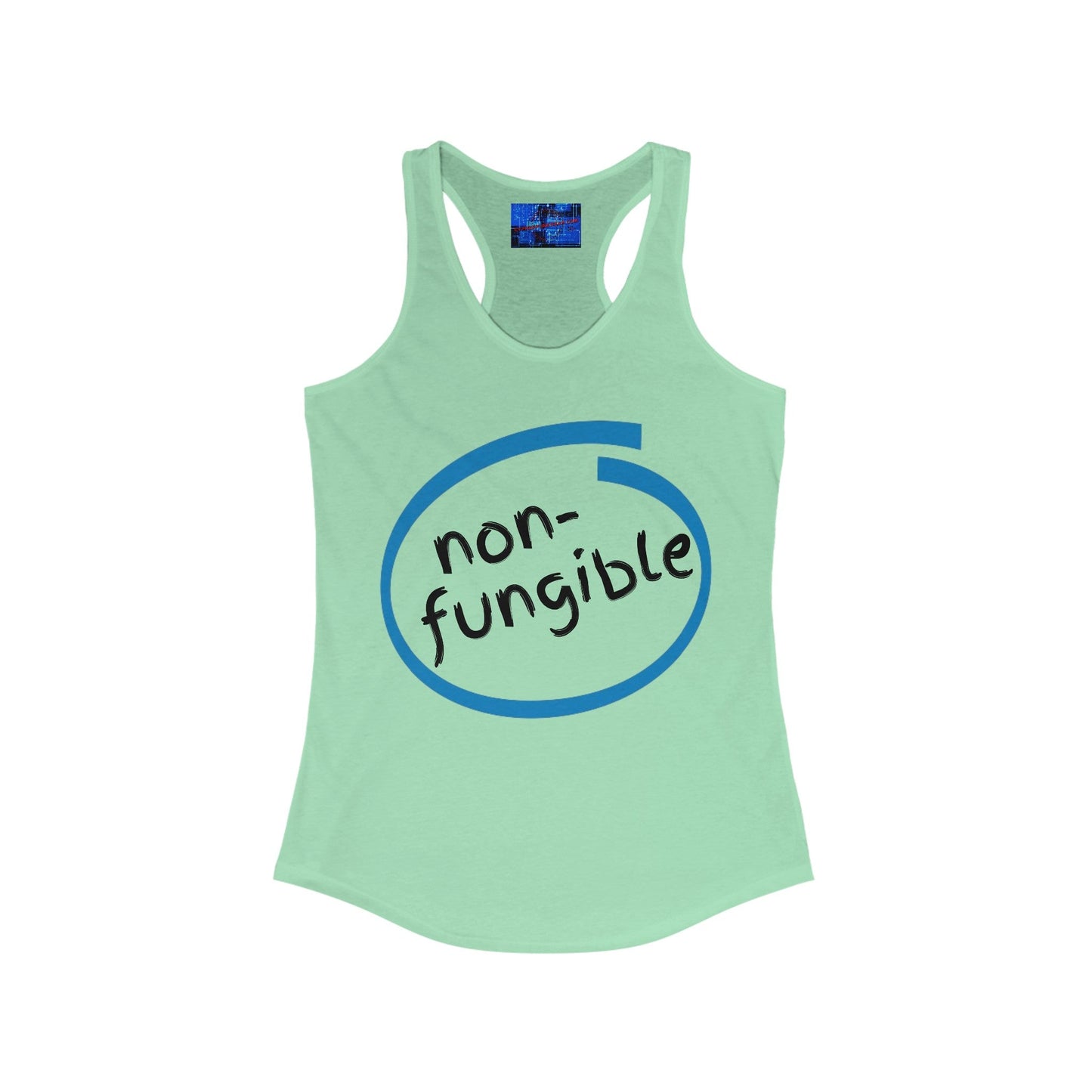 Nonfungible Women's Racerback Tank Top by cypherpunkgear – cypherpunkgear.com | Cypherpunk Merch