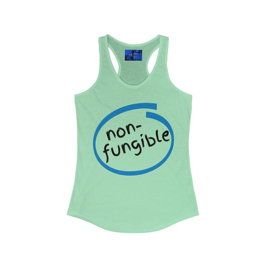 Nonfungible Women's Racerback Tank Top by cypherpunkgear – cypherpunkgear.com | Cypherpunk Merch