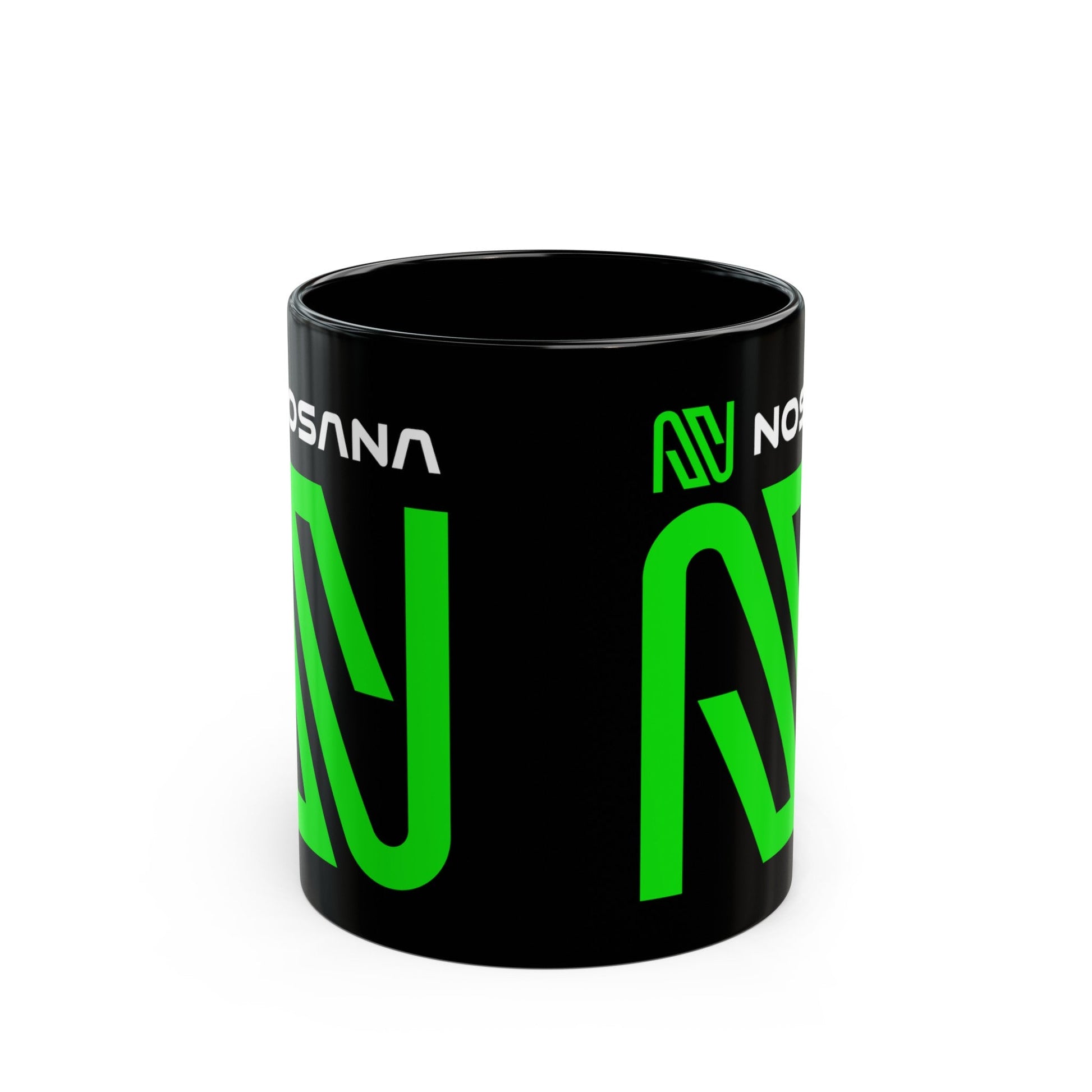 Nosana (NOS) Black Mug by cypherpunkgear – cypherpunkgear.com | Cypherpunk Merch