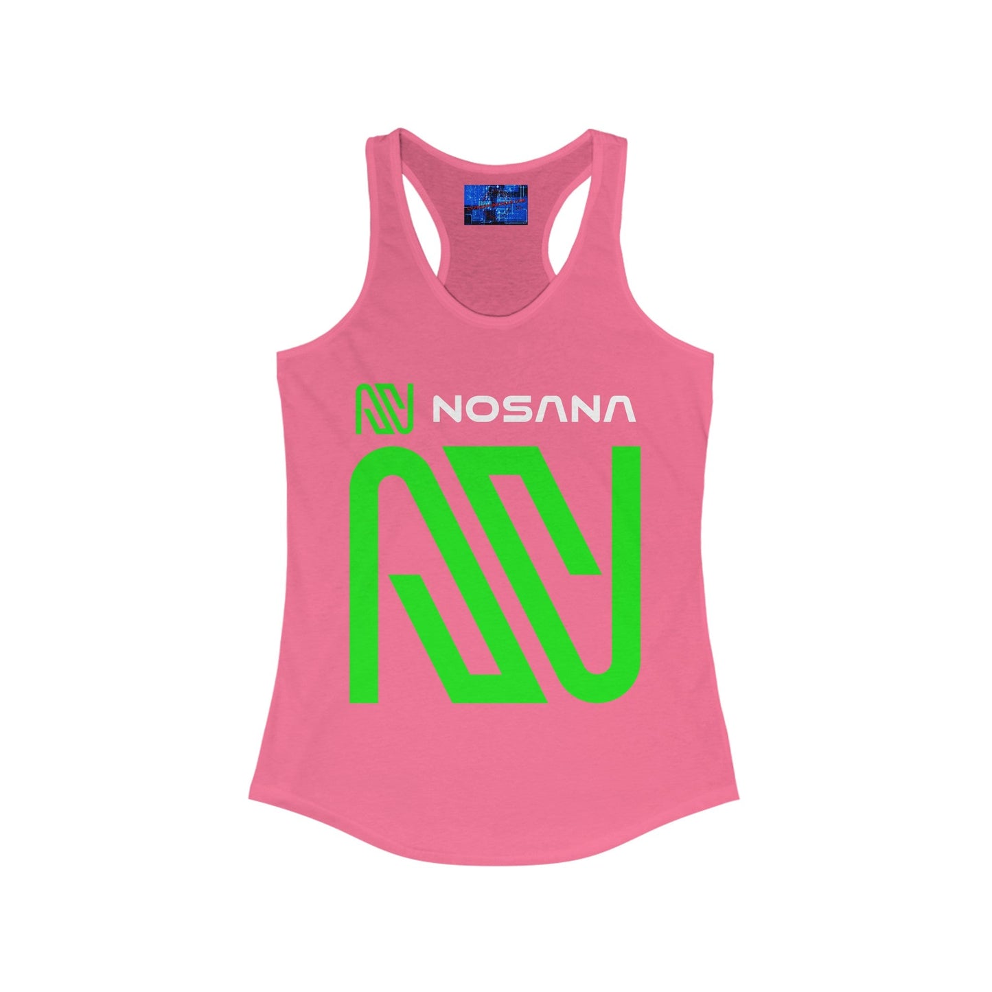 Nosana (NOS) Women's Racerback Tank Top by cypherpunkgear – cypherpunkgear.com | Cypherpunk Merch
