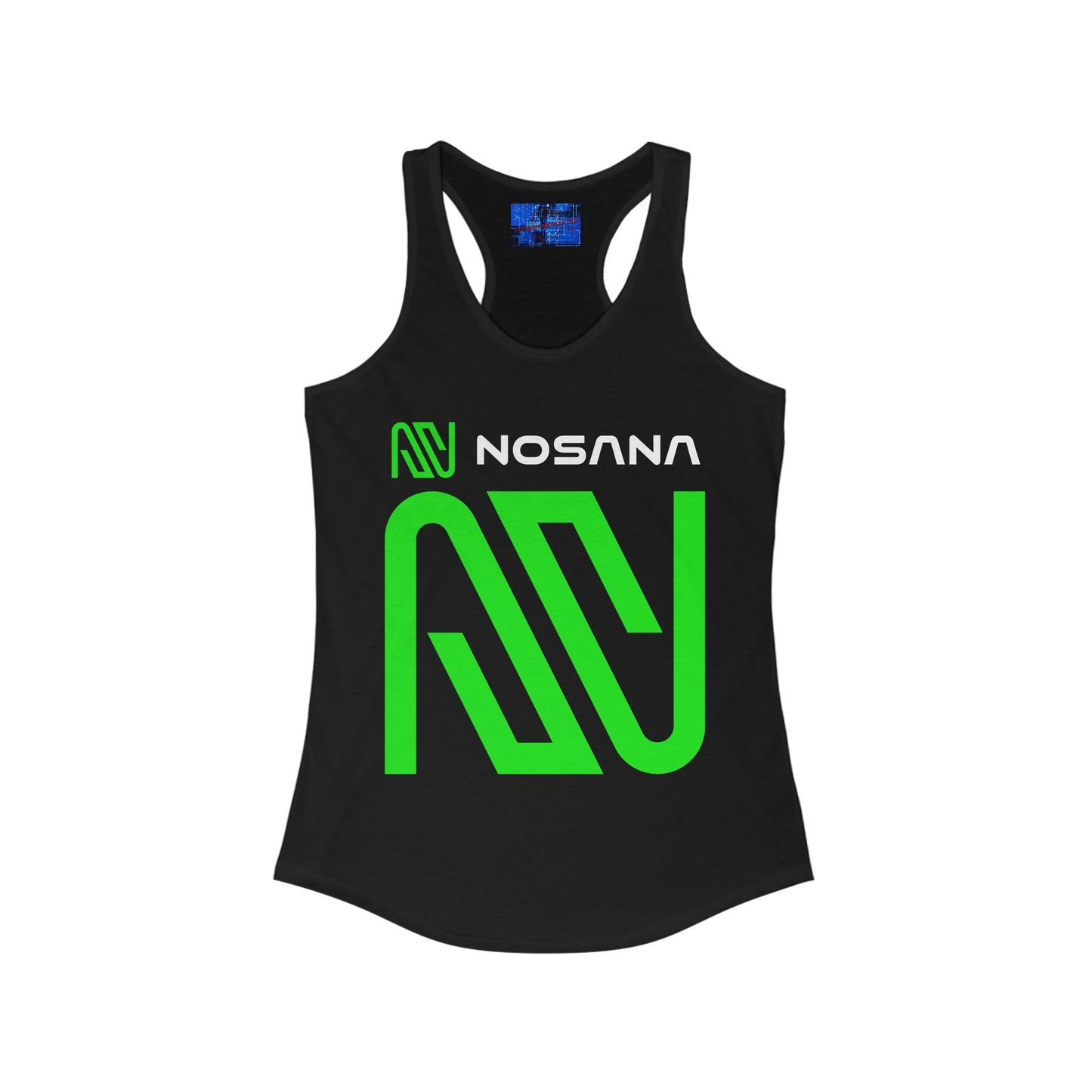 Nosana (NOS) Women's Racerback Tank Top by cypherpunkgear – cypherpunkgear.com | Cypherpunk Merch