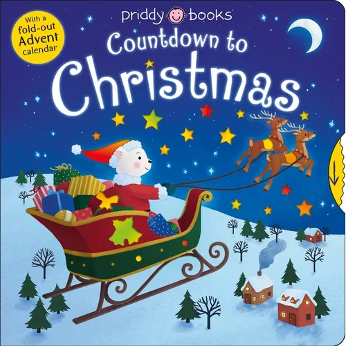 Calendar Fun: Countdown to Christmas: With a Fold-Out Advent Calendar - Board Book