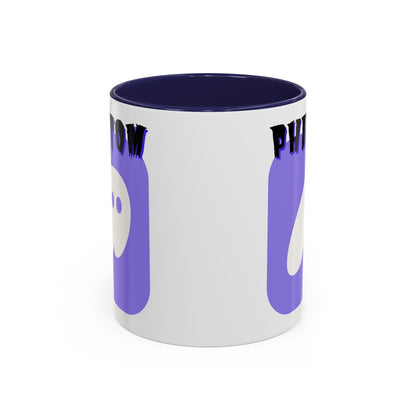 Phantom Hot Wallet Accent Mug by cypherpunkgear – cypherpunkgear.com | Cypherpunk Merch