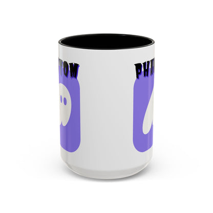 Phantom Hot Wallet Accent Mug by cypherpunkgear – cypherpunkgear.com | Cypherpunk Merch
