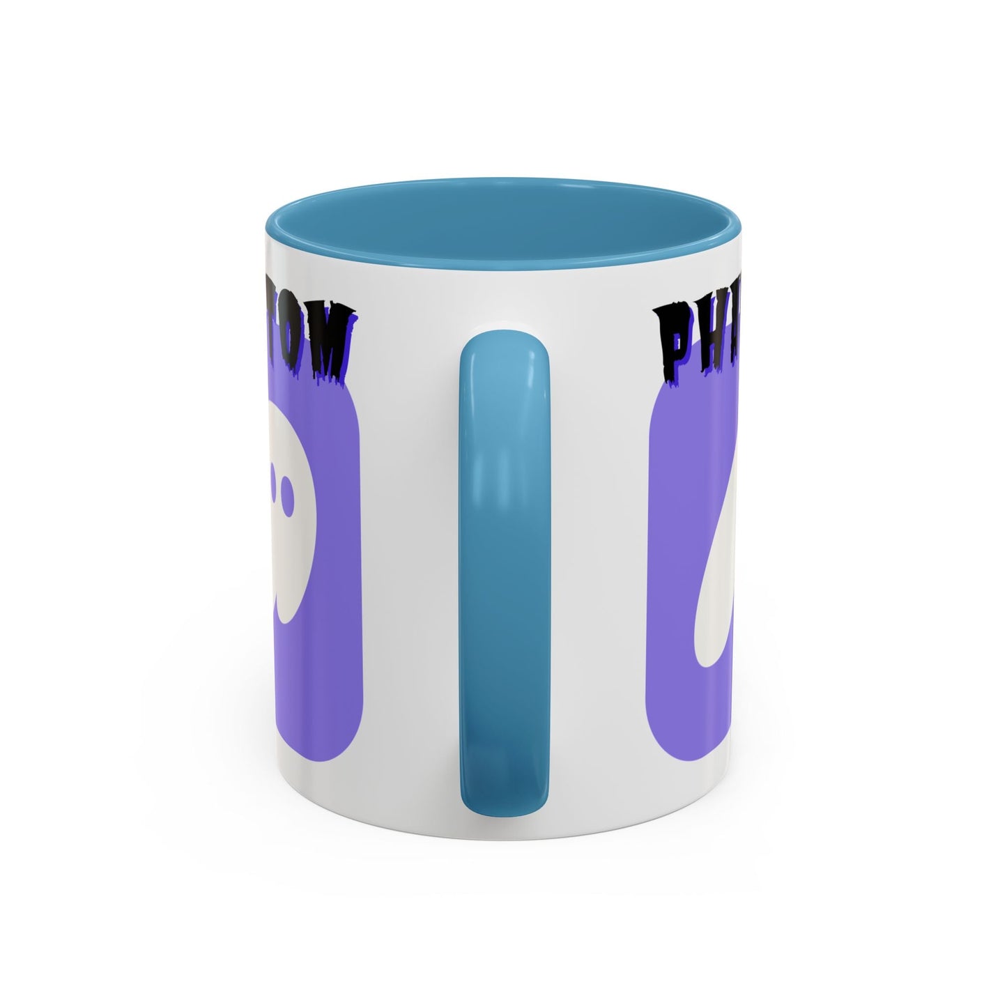 Phantom Hot Wallet Accent Mug by cypherpunkgear – cypherpunkgear.com | Cypherpunk Merch