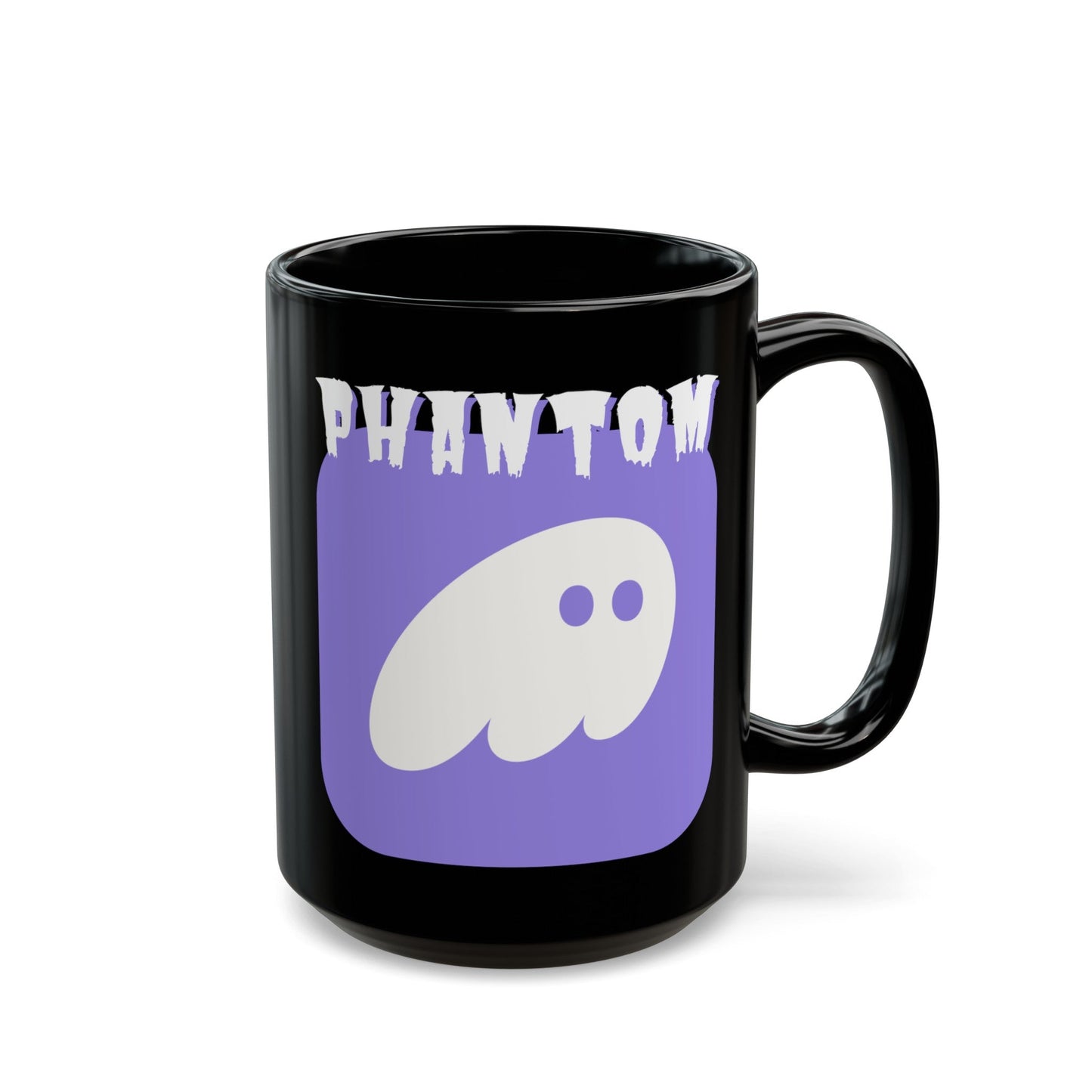 Phantom Hot Wallet Black Mug by cypherpunkgear – cypherpunkgear.com | Cypherpunk Merch