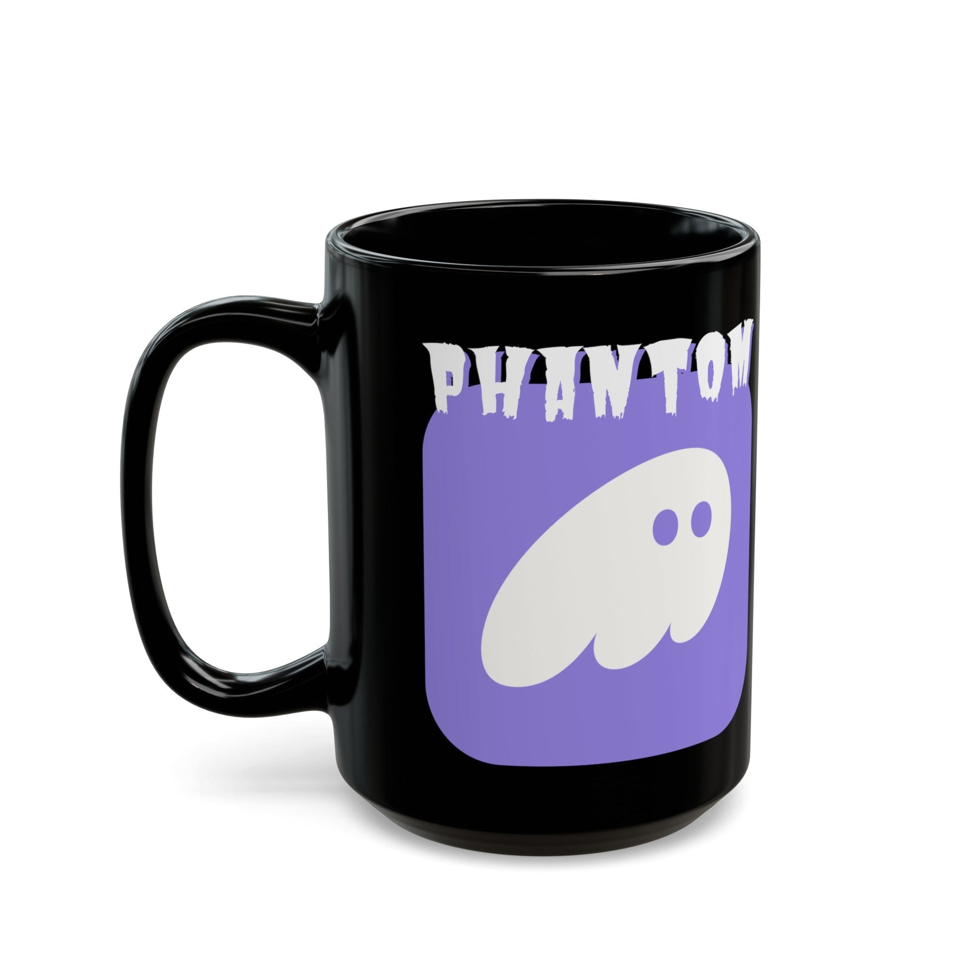 Phantom Hot Wallet Black Mug by cypherpunkgear – cypherpunkgear.com | Cypherpunk Merch