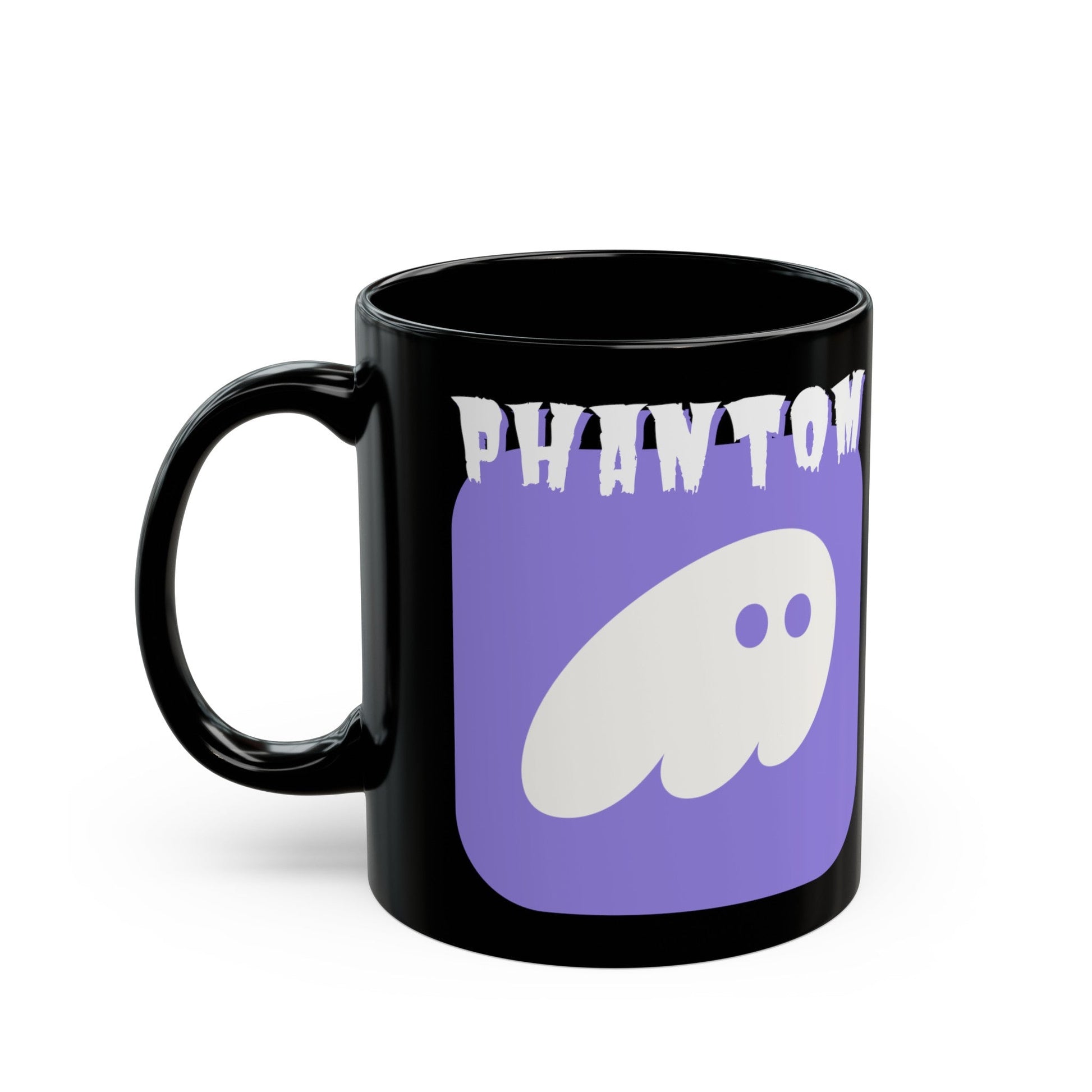 Phantom Hot Wallet Black Mug by cypherpunkgear – cypherpunkgear.com | Cypherpunk Merch