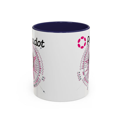 Polkadot (DOT) Accent Mug by cypherpunkgear – cypherpunkgear.com | Cypherpunk Merch