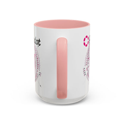 Polkadot (DOT) Accent Mug by cypherpunkgear – cypherpunkgear.com | Cypherpunk Merch