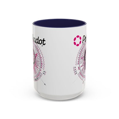 Polkadot (DOT) Accent Mug by cypherpunkgear – cypherpunkgear.com | Cypherpunk Merch