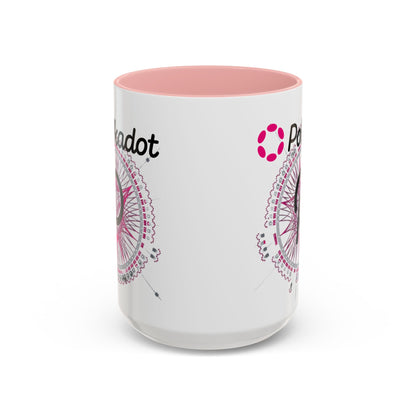 Polkadot (DOT) Accent Mug by cypherpunkgear – cypherpunkgear.com | Cypherpunk Merch