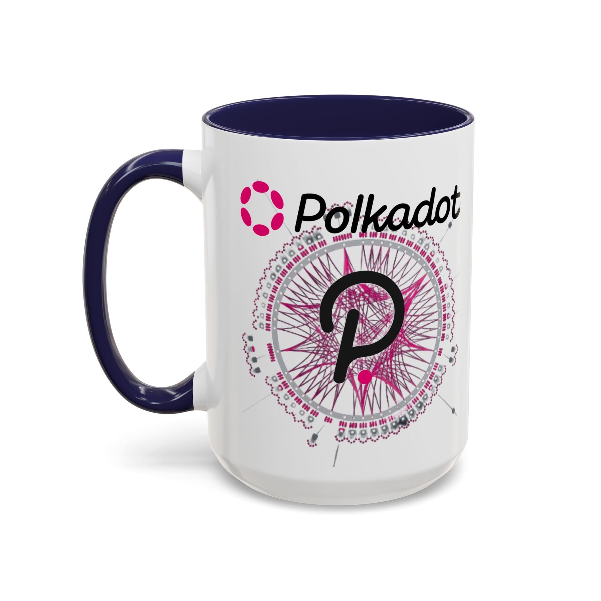 Polkadot (DOT) Accent Mug by cypherpunkgear – cypherpunkgear.com | Cypherpunk Merch
