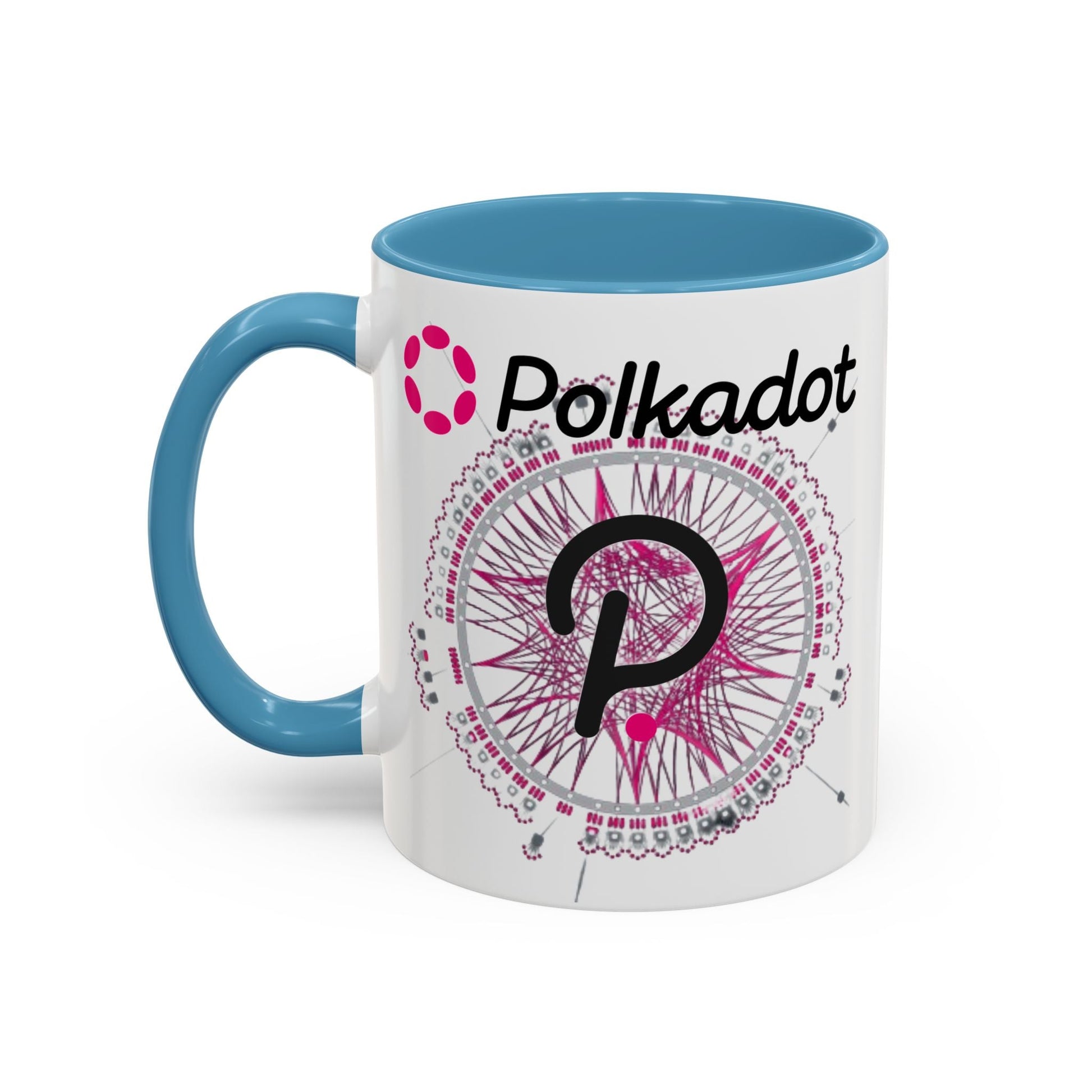 Polkadot (DOT) Accent Mug by cypherpunkgear – cypherpunkgear.com | Cypherpunk Merch